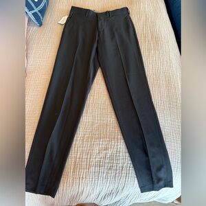 Men's Haggar Premium Stretch Slim Fit Black Dress Pants